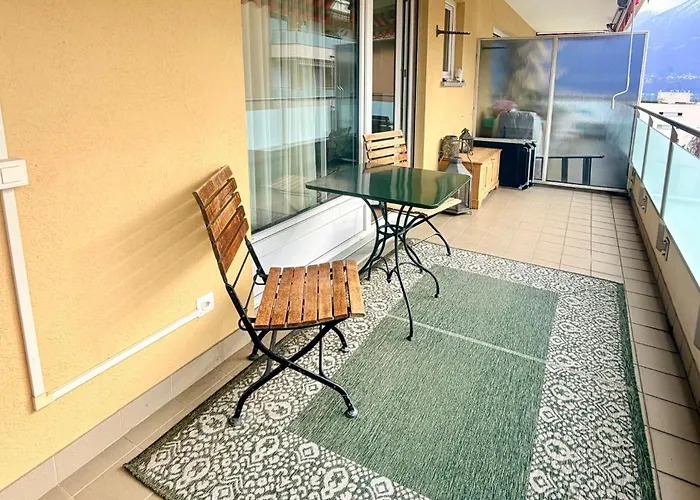 Minusio, Casa Gottardo - Nahe Zentrum Locarno Und Maggiore, Mit Balkon Und Parkplatz * Minusio